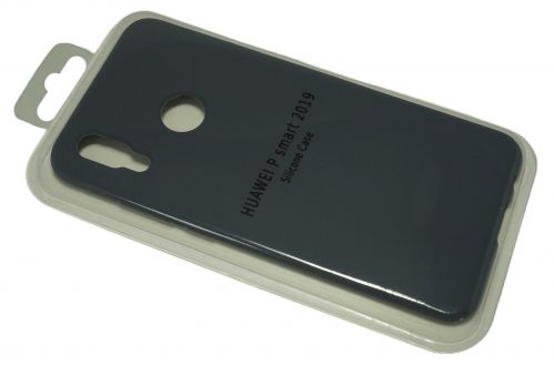 Чехол-накладка для HUAWEI Honor 10 Lite/P Smart 2019 SILICONE CASE закрытый темно-синий (8) - фото