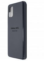 Купить Чехол-накладка для Samsung M515F M51 SILICONE CASE закрытый темно-синий (8) оптом, в розницу в ОРЦ Компаньон