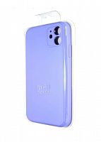Чехол-накладка для iPhone 11 VEGLAS SILICONE CASE Защита камеры сиреневый (41) - фото