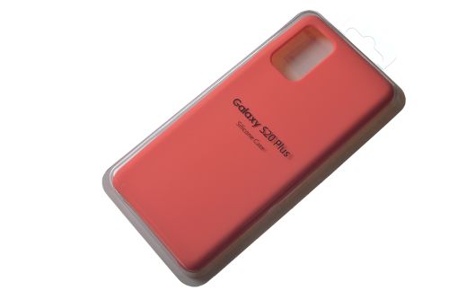 Чехол-накладка для Samsung G985 S20 Plus SILICONE CASE ярко-розовый (12) оптом, в розницу Центр Компаньон фото 2