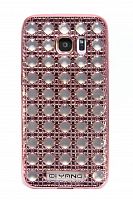Чехол-накладка для Samsung G930 S7 OY TPU 004 розовое золото - фото