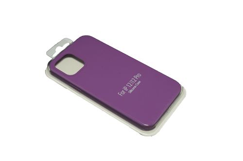 Чехол-накладка для iPhone 12/12 Pro VEGLAS SILICONE CASE NL закрытый фиолетовый (45) оптом, в розницу Центр Компаньон фото 2