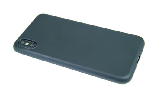 Чехол-накладка для iPhone X/XS SOFT TOUCH TPU ЛОГО черный  оптом, в розницу Центр Компаньон фото 3