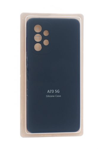 Чехол-накладка для Samsung A736B A73 SILICONE CASE закрытый темно-синий (8) оптом, в розницу Центр Компаньон