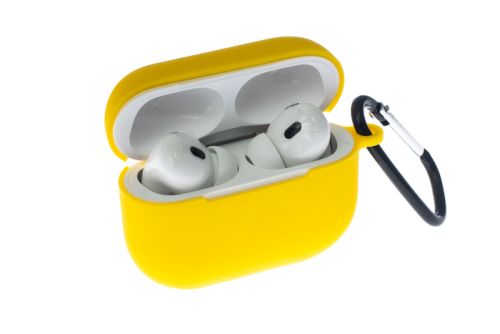 Чехол для наушников Airpods Pro 2 Silicone желтый оптом, в розницу Центр Компаньон фото 4
