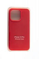Купить Чехол-накладка для iPhone 13 Pro SILICONE CASE закрытый красная (14) оптом, в розницу в ОРЦ Компаньон