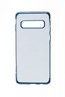 Купить Чехол-накладка для Samsung G973 S10 ELECTROPLATED TPU DOKA синий оптом, в розницу в ОРЦ Компаньон