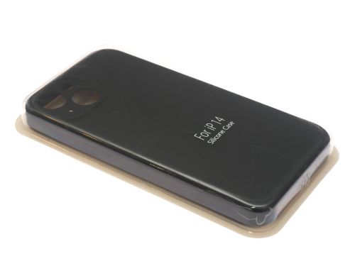 Чехол-накладка для iPhone 14 VEGLAS SILICONE CASE Защита камеры (18) черный - оптовая продажа фото 3 Чехол-накладка для iPhone 14 VEGLAS SILICONE CASE Защита камеры (18) черный - фото фото 3