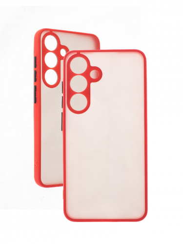 Чехол-накладка для Samsung S921B S24 VEGLAS Fog красный - фото