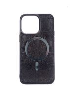 Чехол-накладка для iPhone 14 Pro Max VEGLAS Diamond Magnetic черный - фото