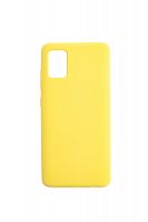 Купить Чехол-накладка для Samsung A515F A51 SILICONE CASE NL OP закрытый желтый (20) оптом, в розницу в ОРЦ Компаньон