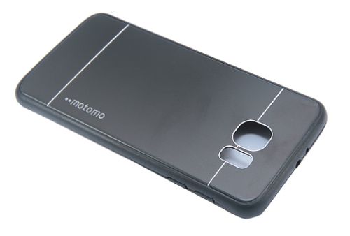 Чехол-накладка для Samsung G920 S6 MOTOMO Metall+TPU черный оптом, в розницу Центр Компаньон фото 3