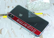 Купить Чехол-накладка для iPhone XS Max SUPERME TPU красный  оптом, в розницу в ОРЦ Компаньон