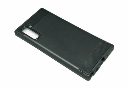 Чехол-накладка для Samsung N970 Note 10 BECATION CARBON FIBER TPU ANTISHOCK черный оптом, в розницу Центр Компаньон фото 2
