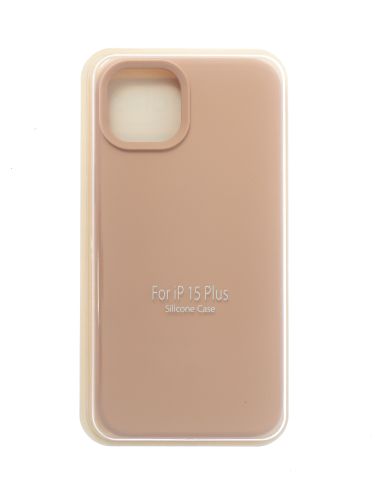 Чехол-накладка для iPhone 15 Plus VEGLAS SILICONE CASE NL закрытый светло-розовый (19) оптом, в розницу Центр Компаньон