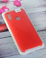 Чехол-накладка для HUAWEI Honor 8C SILICONE CASE NL красный 																												 - фото