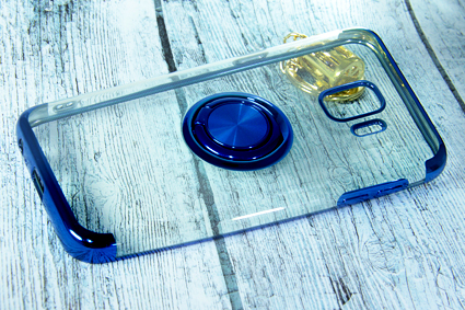 Чехол-накладка для Samsung J260 J2 CORE ELECTROPLATED TPU КОЛЬЦО синий - оптовая продажа фото 3 Чехол-накладка для Samsung J260 J2 CORE ELECTROPLATED TPU КОЛЬЦО синий - фото фото 3