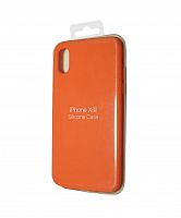 Купить Чехол-накладка для iPhone X/XS SILICONE CASE закрытый персиковый (2) оптом, в розницу в ОРЦ Компаньон