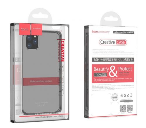 Чехол-накладка для iPhone 11 HOCO LIGHT TPU черная - фото фото 2