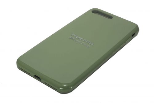 Чехол-накладка для iPhone 7/8 Plus SILICONE CASE закрытый оливковый (1) - фото фото 2