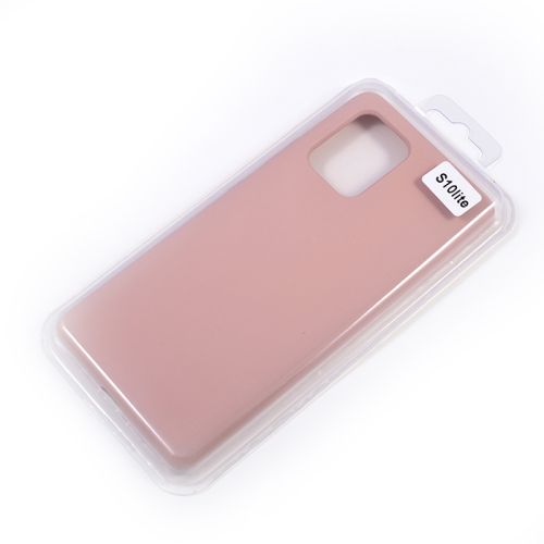 Чехол-накладка для Samsung G770 S10 Lite SILICONE CASE NL закрытый светло-розовый (18) оптом, в розницу Центр Компаньон фото 2