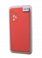 Чехол-накладка для Samsung A525F A52 VEGLAS SILICONE CASE закрытый красный (1) - фото
