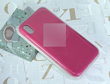 Купить Чехол-накладка для iPhone XS Max SILICONE CASE закрытый малиновый (36) оптом, в розницу в ОРЦ Компаньон