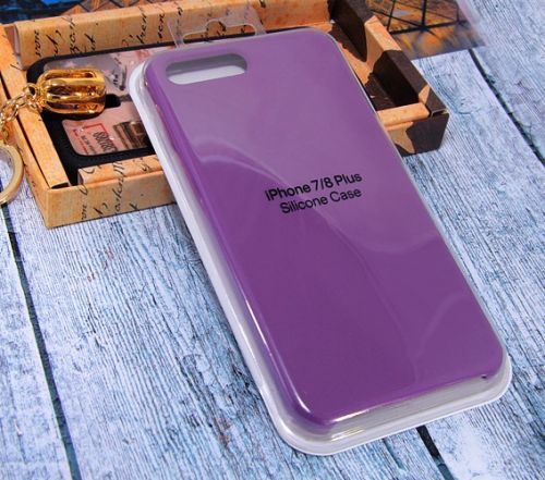Чехол-накладка для iPhone 7/8 Plus SILICONE CASE фиолетовый (45) оптом, в розницу Центр Компаньон фото 2