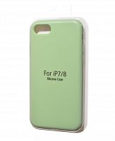Чехол-накладка для iPhone 7/8/SE VEGLAS SILICONE CASE закрытый оливковый (1) - фото