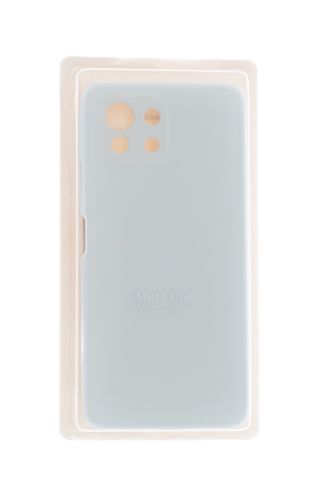 Чехол-накладка для XIAOMI Mi 11 Lite VEGLAS SILICONE CASE закрытый белый (9) - фото