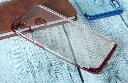 Чехол-накладка для Samsung A305F A30/A205F A20 ELECTROPLATED TPU DOKA красный - оптовая продажа фото 2 Чехол-накладка для Samsung A305F A30/A205F A20 ELECTROPLATED TPU DOKA красный - фото фото 2