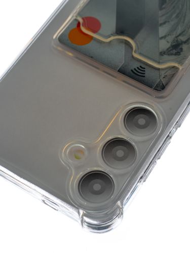 Чехол-накладка для Samsung S926B S24 Plus VEGLAS Air Pocket прозрачный оптом, в розницу Центр Компаньон фото 3