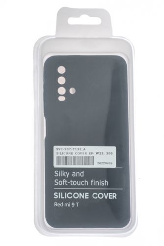 Чехол-накладка для XIAOMI Redmi 9T SILICONE CASE OP закрытый черный (3) - фото фото 4