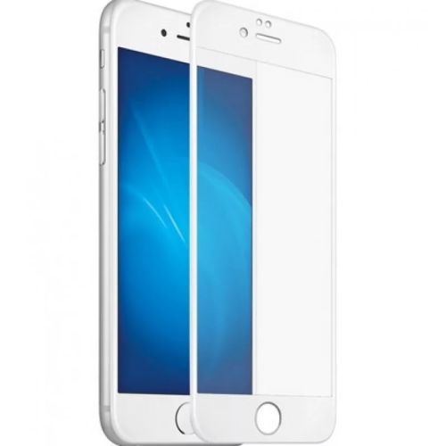 Защитное стекло для iPhone 7/8/SE 6D пакет белый оптом, в розницу Центр Компаньон