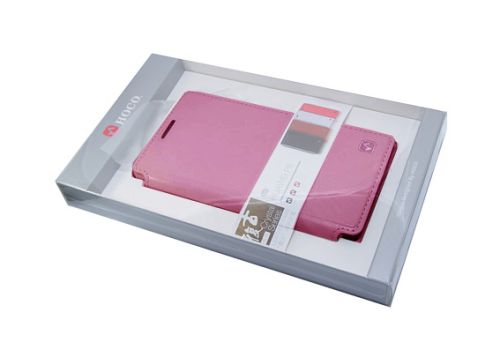 Чехол-книжка для HUAWEI Ascend P6 HOCO CRYSTAL розово-кра оптом, в розницу Центр Компаньон фото 3