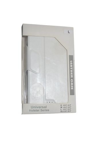 Чехол-книжка для универсал Universal slideUP L 5,1-5,5 бел оптом, в розницу Центр Компаньон фото 2