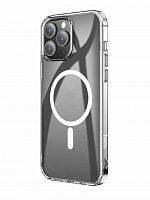 Чехол-накладка для iPhone 16 Pro HOCO Magnetic protective прозрачный - фото