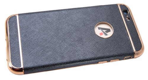Чехол-накладка для iPhone 6/6S ANYLAND TPU+Кожа черный оптом, в розницу Центр Компаньон фото 3