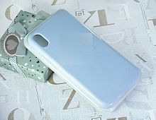 Купить Чехол-накладка для iPhone XR SILICONE CASE закрытый сиренево-голубой (5) оптом, в розницу в ОРЦ Компаньон