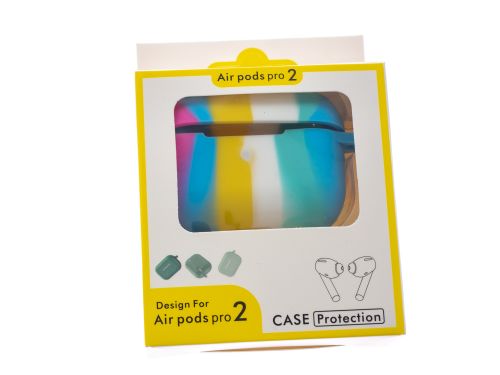 Чехол для наушников Airpods Pro 2 Rainbow color #10 - оптовая продажа фото 5 Чехол для наушников Airpods Pro 2 Rainbow color #10 - фото фото 5