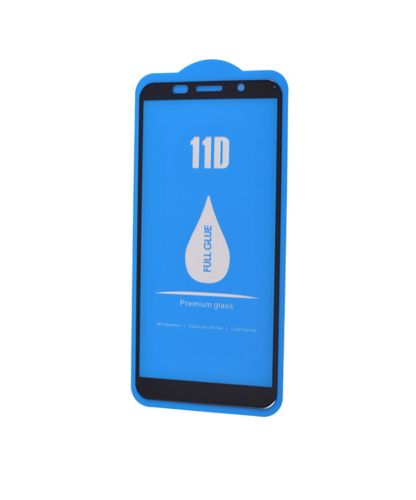 Защитное стекло для HUAWEI Honor 7A/Y5Prime 2018/Y5 2018 FULL GLUE VEGLAS BLUE коробка черный - фото