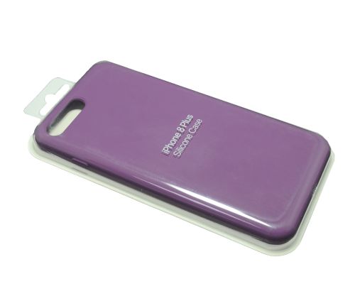 Чехол-накладка для iPhone 7/8 Plus SILICONE CASE закрытый фиолетовый (45) оптом, в розницу Центр Компаньон фото 2