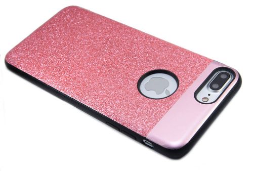 Чехол-накладка для iPhone 7/8 Plus OY МЕТАЛЛ TPU 003 розовый оптом, в розницу Центр Компаньон фото 3