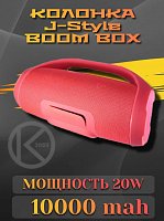 Купить Беспроводная колонка J Style Boom Box 30 см красный оптом, в розницу в ОРЦ Компаньон