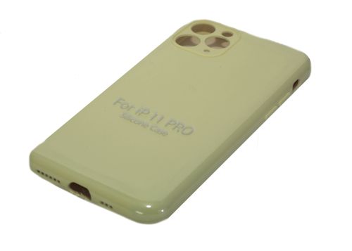 Чехол-накладка для iPhone 11 Pro VEGLAS SILICONE CASE NL Защита камеры лимонно-кремовый (51) оптом, в розницу Центр Компаньон фото 2