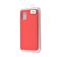 Купить Чехол-накладка для Samsung A315F A31 VEGLAS SILICONE CASE закрытый красный (1) оптом, в розницу в ОРЦ Компаньон