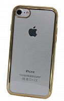 Купить Чехол-накладка для iPhone 7/8/SE РАМКА TPU золото																																					 оптом, в розницу в ОРЦ Компаньон