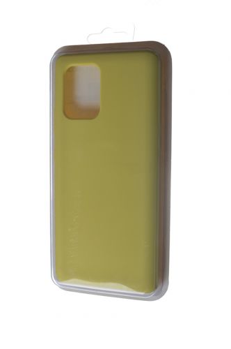 Чехол-накладка для Samsung G770 S10 Lite SILICONE CASE желтый (20) - фото