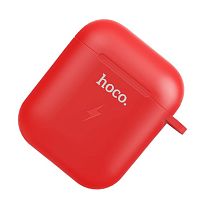 Купить Зарядный чехол HOCO CW22 для Airpods с беспроводной зарядкой красный, Ограниченно годен оптом, в розницу в ОРЦ Компаньон