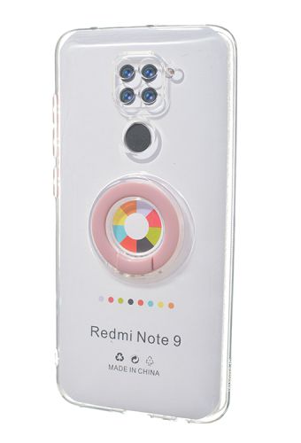 Чехол-накладка для XIAOMI Redmi Note 9 NEW RING TPU розовый оптом, в розницу Центр Компаньон фото 2